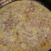 Denali-
garlic chicken, red onions, & gorgonzola cheese