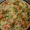 The Garden- (veggie) 
black olives, mushrooms, onion medley, roma tomatoes & green peppers